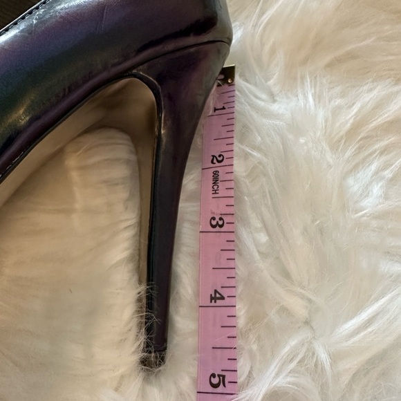 💙3/$20 Steve Madden metallic purple heels size 7 - Picture 5 of 10
